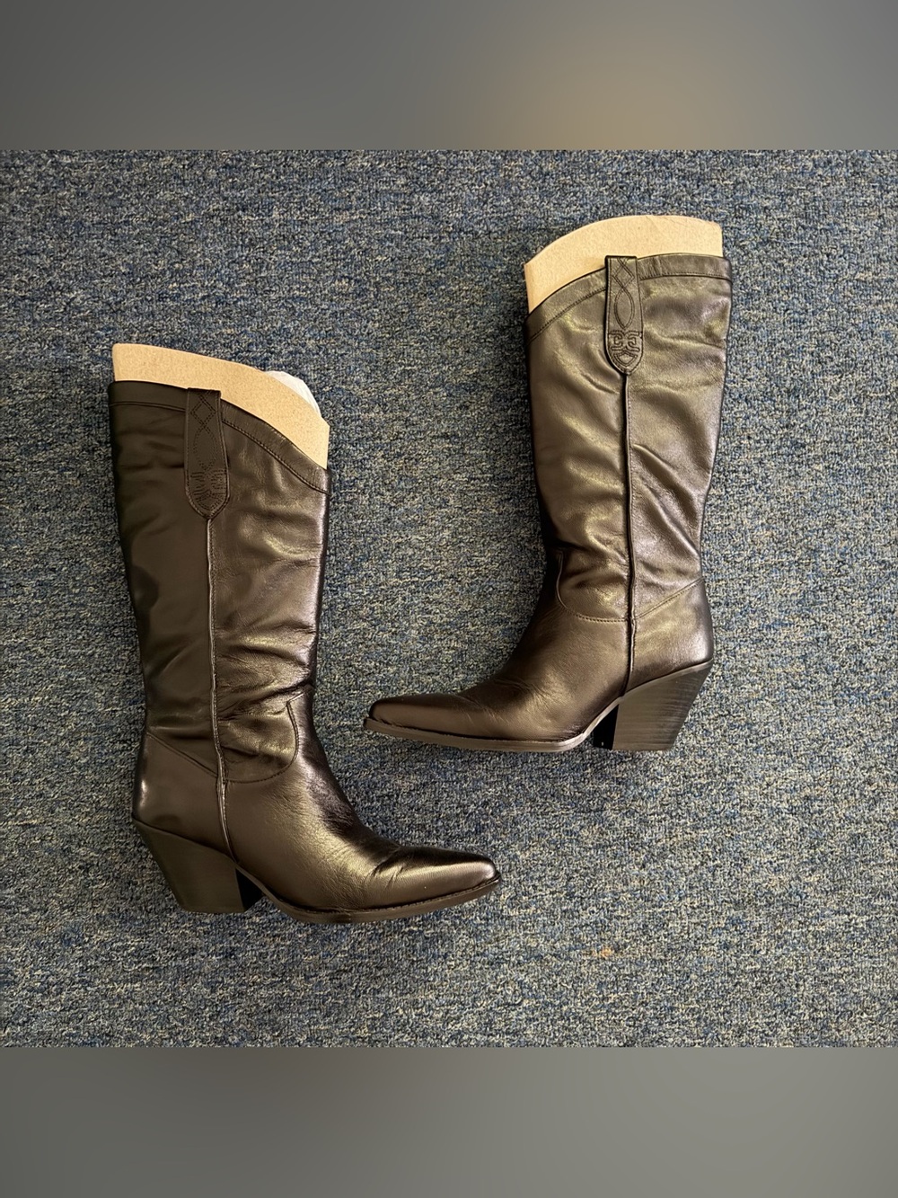 Sam Edelman Jamie Western Leather Boots